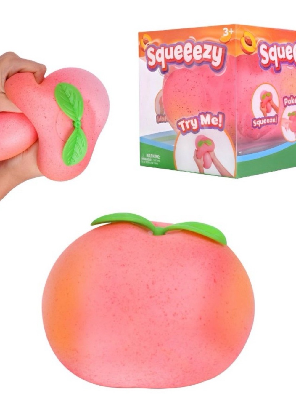 Squeezy Peach Squishy Stress Relief Toy - 🍑Peach🍑 Ship same day!